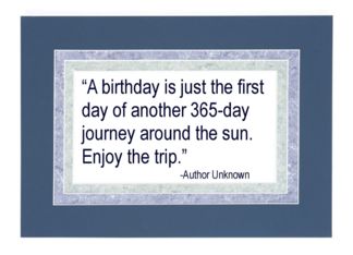 Birthday Quote Card ...