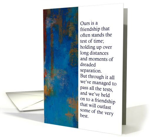 Happy Birthday - For Friend card (406159)