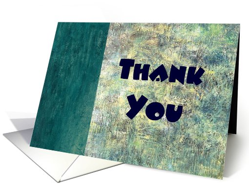 Thank You Card -Blank card (410516)