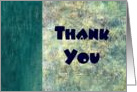 Thank You Card -Blank card