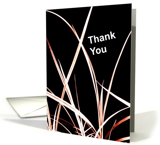 Thank You  - For Help and Support card (458825)