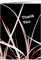 Thank You - For Help and Support card