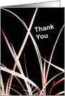 Thank You - For Help and Support card