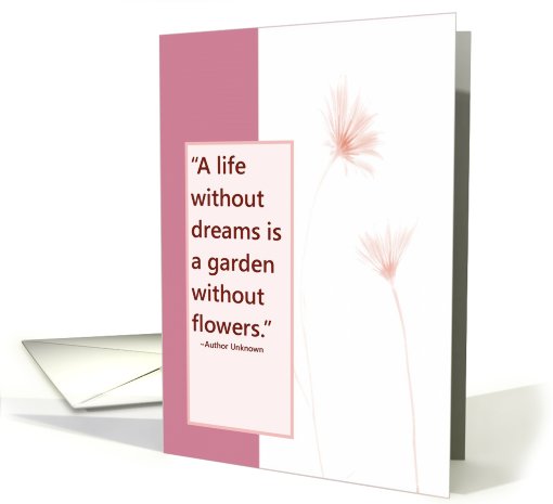 Encouragement Card - Dreams card (548117)