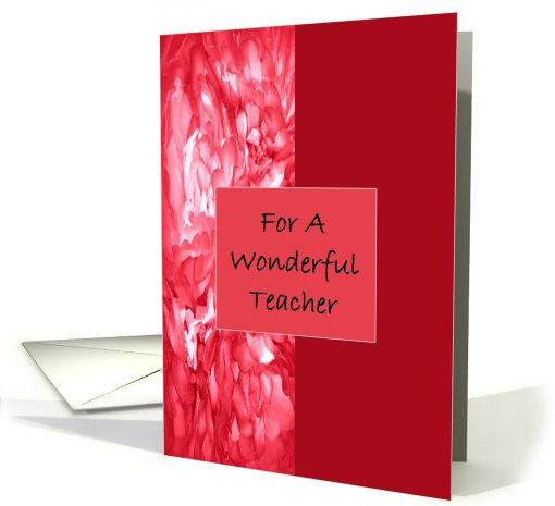 Happy Birthday - For Teacher card (616549)