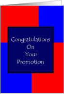 Congratulations - Promotion card