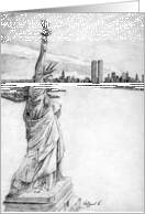 The Statue of Liberty card