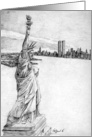 The Statue of Liberty card