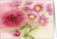 watercolour flowers
