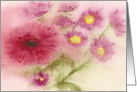 watercolour flowers card