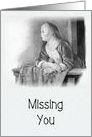 Coronavirus, Isolated, Missing You, Woman on Balcony, After Gerrit Dou card