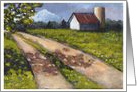 End of Marriage, Divorce, Painting of Country Road, Religious Verse card