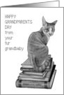 Happy Grandparents Day From Fur Grandbaby Cat, Illlustration card