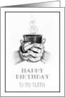 Happy Birthday To Husband Hubby Strong and Hot Like Coffee Humor card