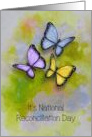 National Reconciliation Day with Three Butterflies Let’s Be Friends card