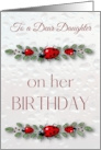 Happy Birthday to Estranged Daughter with Raindrops and Ladybugs card