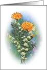 All Occasion With Artwork of Marigold Flowers and Eucalyptus Leaves card
