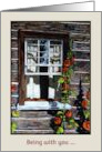 I Love You Drawing of Open Cabin Window Breath of Fresh Air card