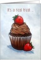 Mother’s Day, Cupcake Art, It’s A Real Treat to Have a Mom Like You card