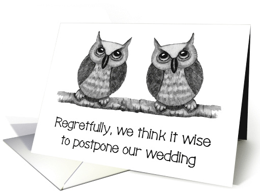 Coronavirus, Change of Plans, Wise Owl Couple, Wedding... (1610224)