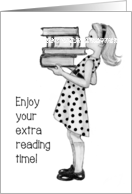 Coronavirus, I Miss You, Enjoy Your Extra Reading Time, Pencil card