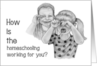 Coronavirus, Homeschooling Encouragement, Humor Crying Kids card