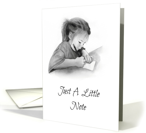 Coronavirus, Thinking of You, Little Girl Writing A Note,... (1617226)