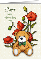 Missing You, Can’t Bear to be Without You, Romantic Partner, Couple card