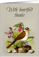 Coronavirus, Thank You for Your Service, Medical Workers, Bird Art card