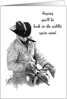 Coronavirus Job Loss, Back in the Saddle Soon, Encouragement card