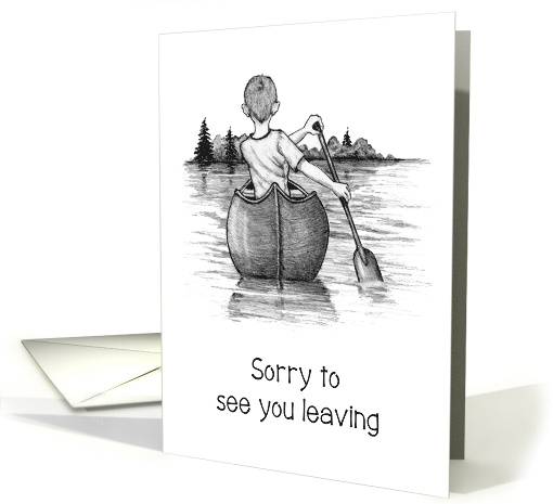 Sorry You Are Leaving General Departure With Boy in Canoe... (1662794)