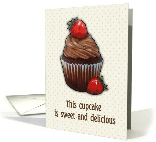 Happy Valentine's Day Chocolate Cupcake Sweet Like You... (1665240)