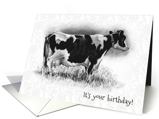 Birthday Humor Milk It For All It's Worth with Drawing of... (1665764)