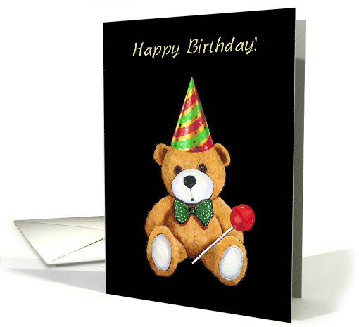 General Happy Birthday with Cute Teddy Bear Lollipop and... (1665934)
