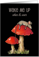 COVID Wake Me Up When It’s Over Thinking of You Mouse Sleeping card