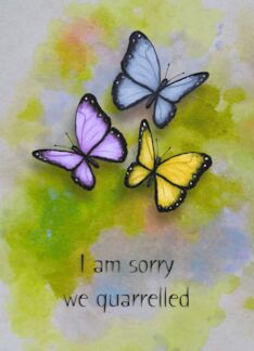 I Am Sorry We...