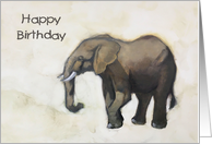 Happy Birthday General Elephant Painting Hope It’s A Ton of Fun card