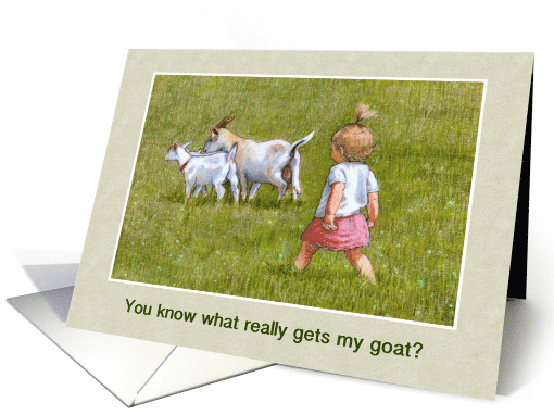 Belated Happy Birthday Gets My Goat To Forget Little Girl... (1688570)