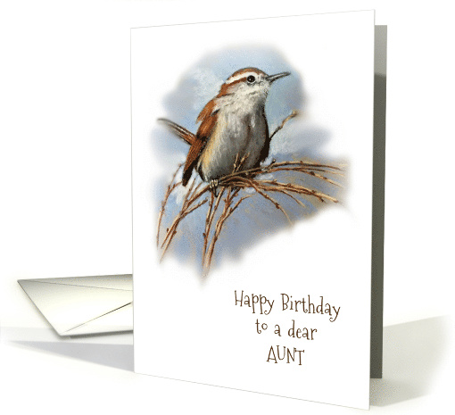 Happy Birthday To a Dear Aunt with Illustration of... (1688694)