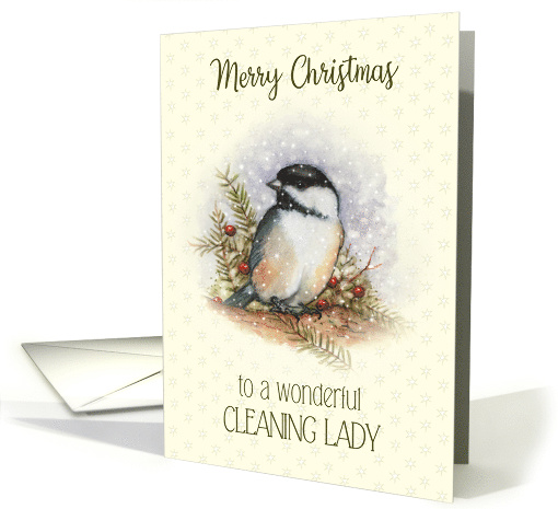 Merry Christmas to a Wonderful Cleaning Lady Chickadee... (1702466)