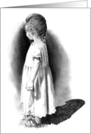 Thinking of You General Drawing of Little Girl In Sunshine On My Mind card