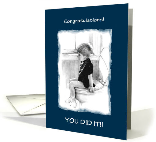 Potty Training Achievement Humor You Did It Big Boy Pants Toddler card