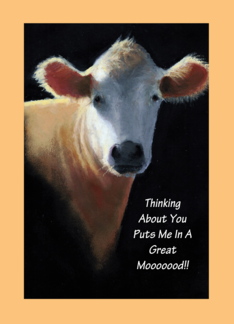 Cow in Pastel:...