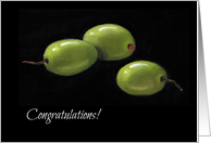 Congratulations, General, From All Of (Olive) Us, Olive Painting card