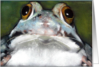 Happy Birthday for Kids Hoppy Frog Pun Humor Wildlife Art card