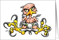 Baby Bird cartoon card