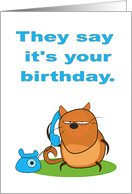 Birthday Cake card