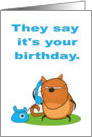 Birthday Cake card
