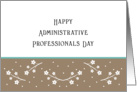 For Employee-Administrative Professionals Day Greeting Card-Flowers card