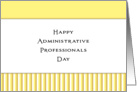 For Employee Administrative Professionals Day Greeting Card-Yellow card